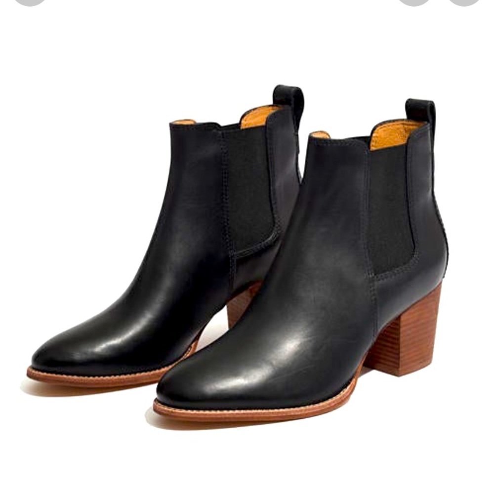 Madewell Regan Black Boots Size 10